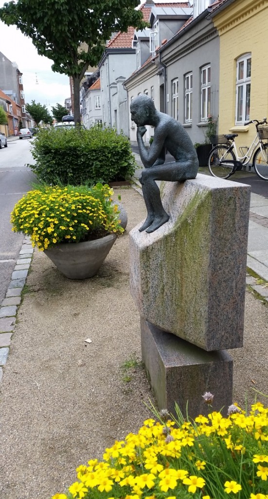 Skulptur I Ole Rømersgade i Aarhus