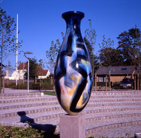 Søjlekrukke - Keramisk skulptur